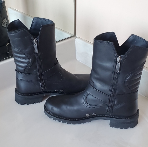 NWOT Harley-Davidson Motorcycle Boots - Picture 5 of 15